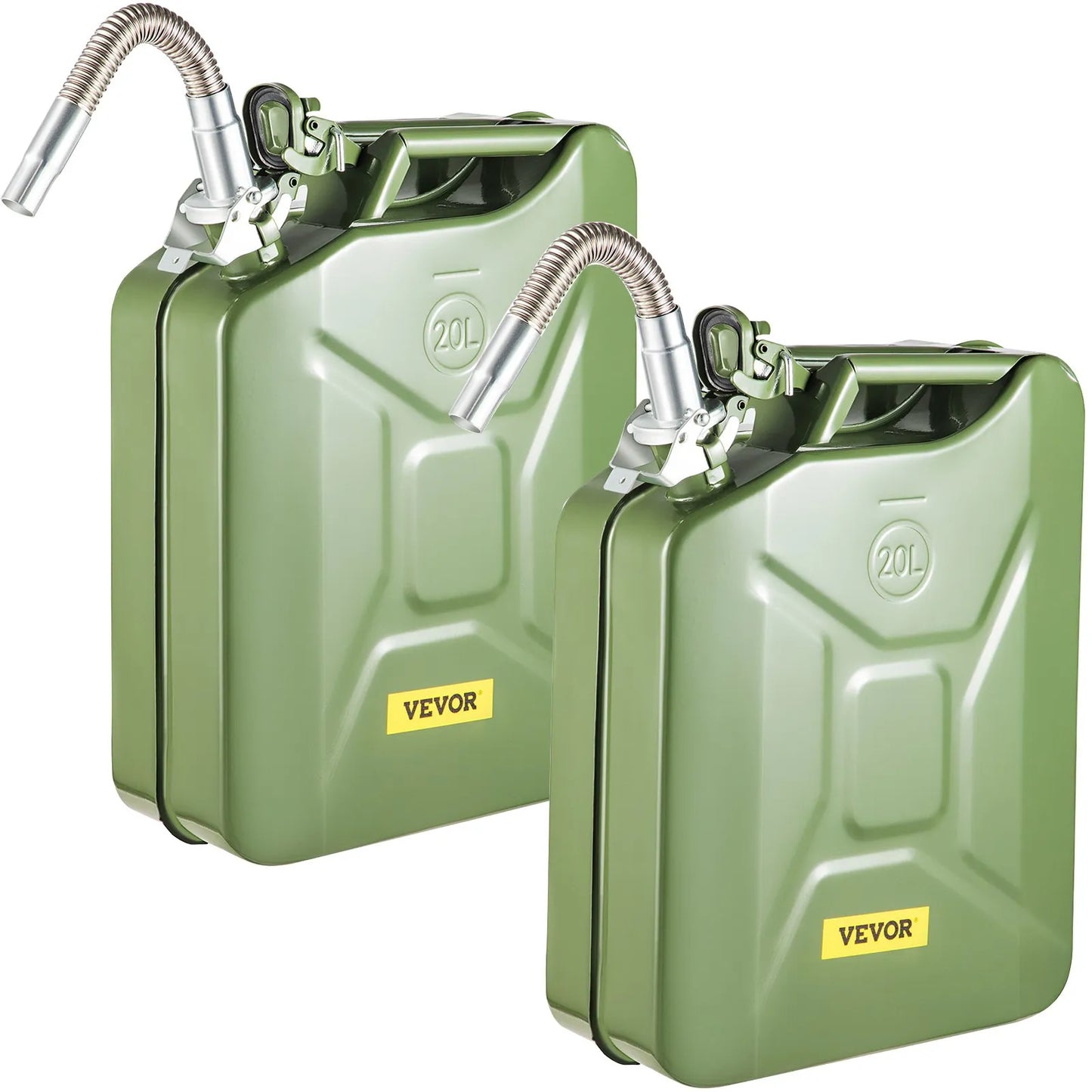 20 L Portable Jerry Gas Can with Flexible Spout System