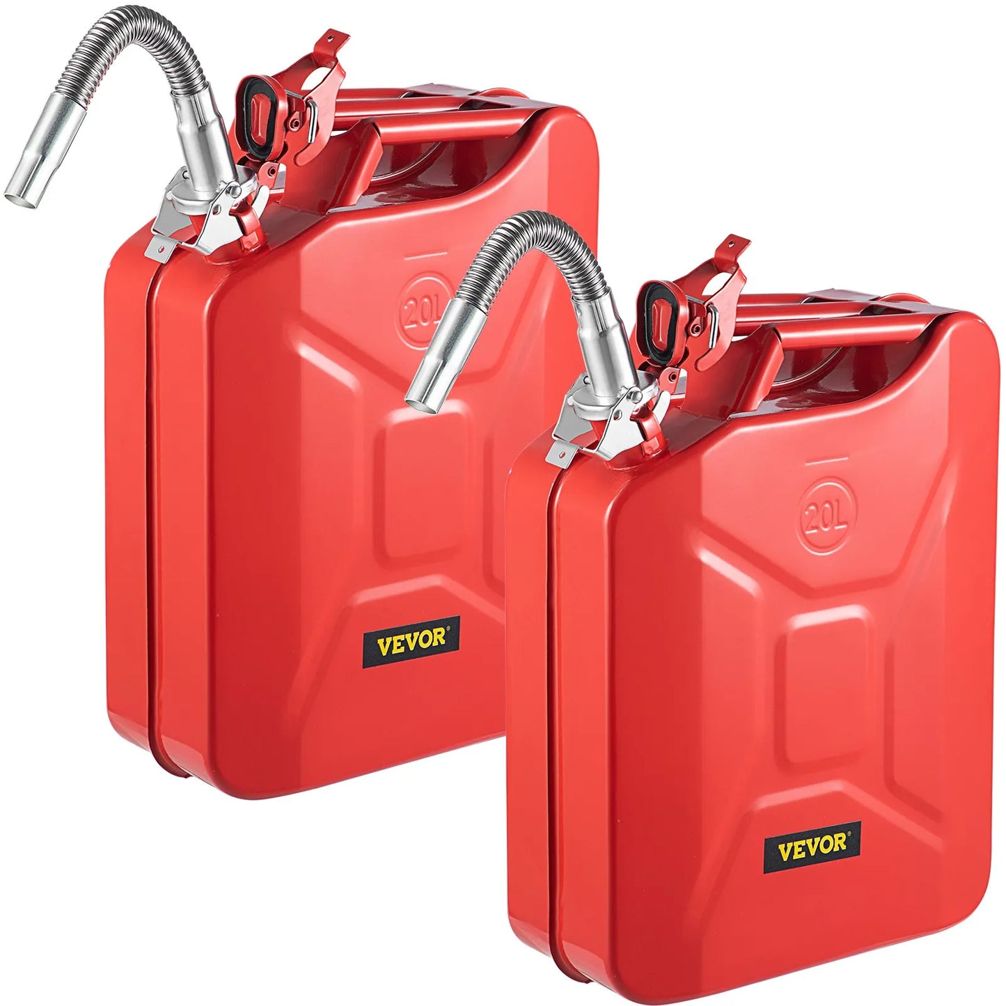 20 L Portable Jerry Gas Can with Flexible Spout System