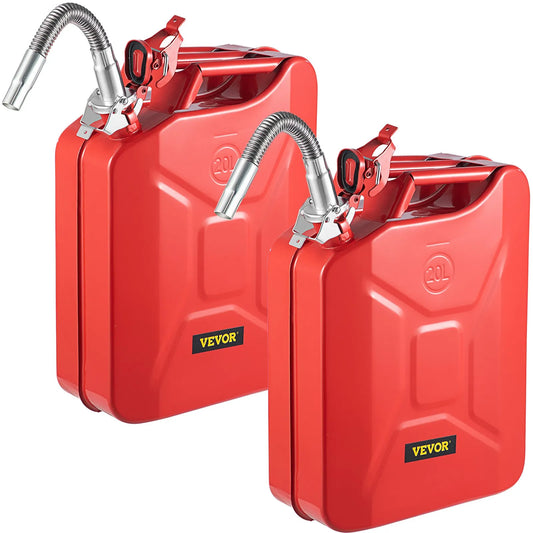 20 L Portable Jerry Gas Can with Flexible Spout System