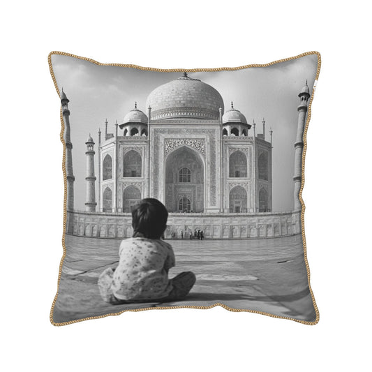 Taj Mahal Travel Memory Pillow Cover